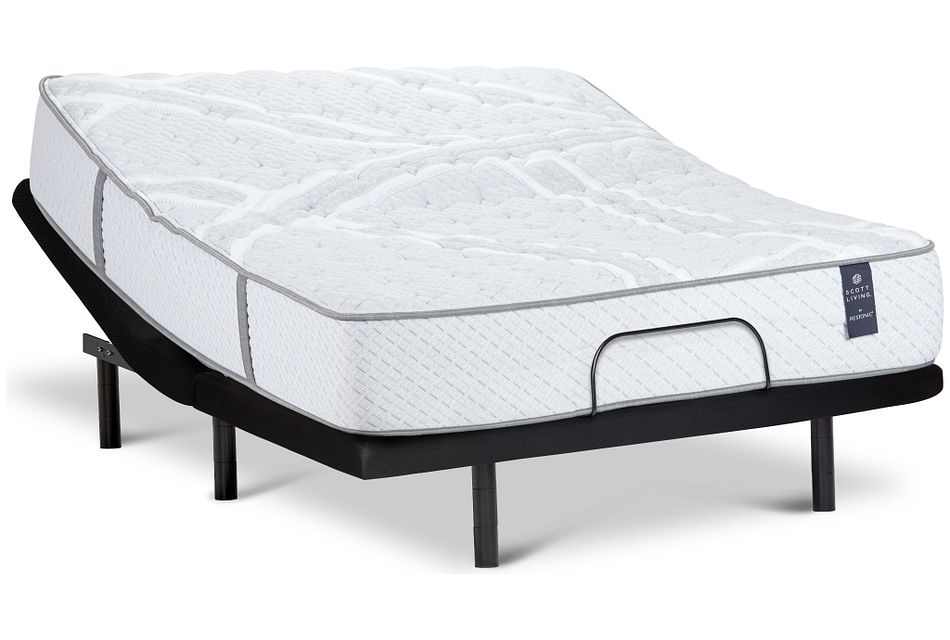 Millport 100 Extra Firm 11.5" Silver Adjustable Mattress Set