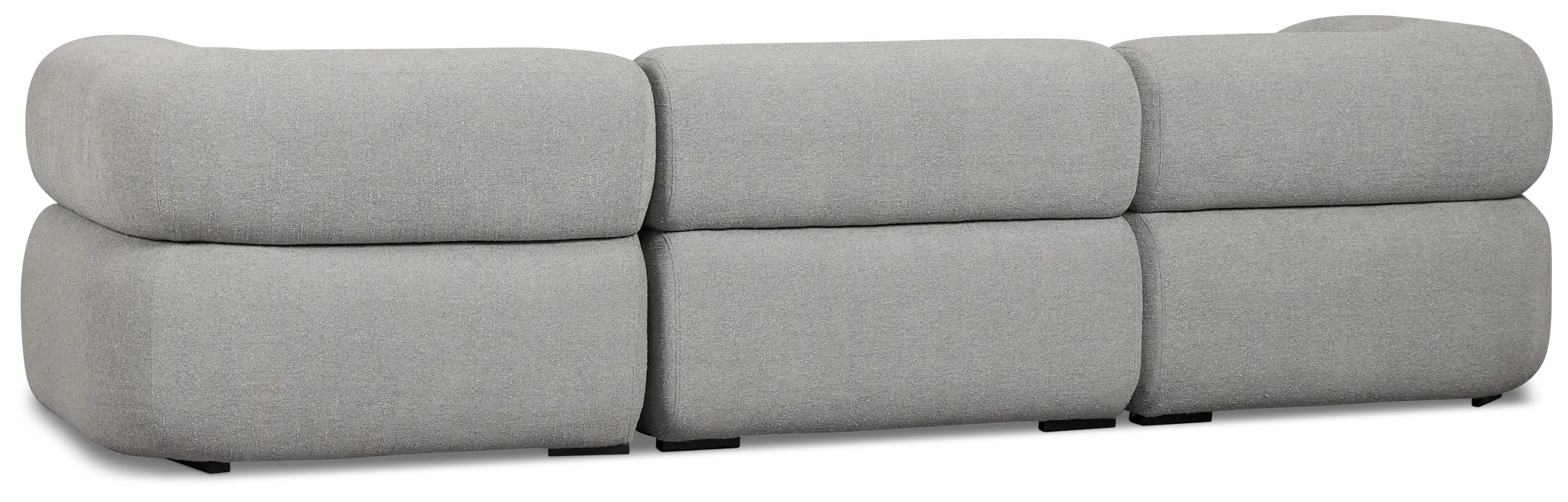 Celeste Light Gray Fabric 4-piece Chaise Sectional Celeste Light Gray Fabric 4-piece Chaise Sectional