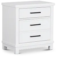 Anton White Nightstand