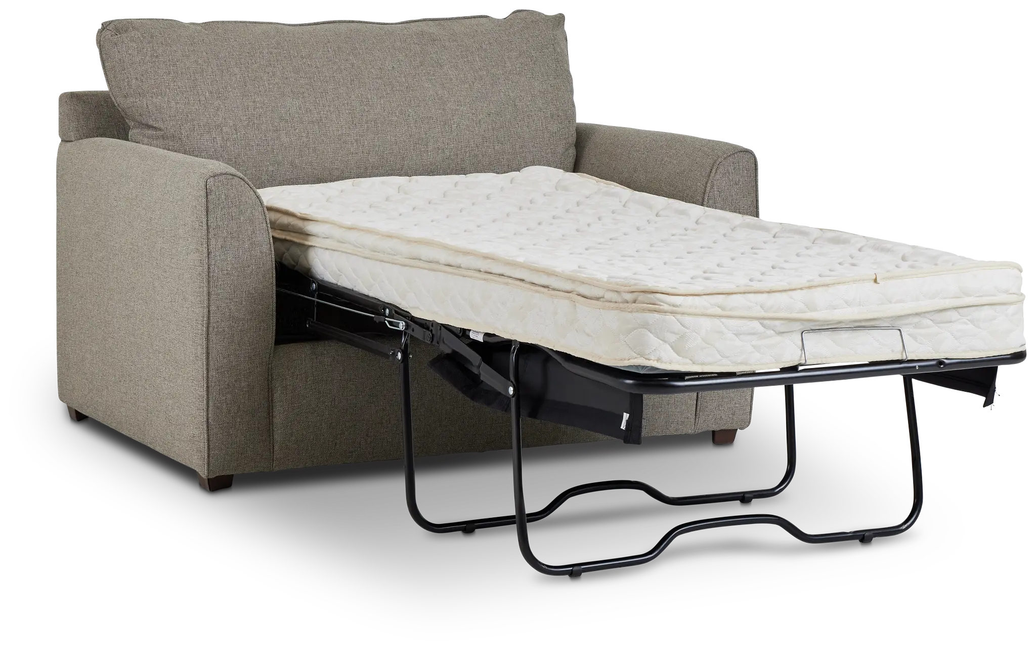 Asheville Brown Fabric Innerspring Sleeper Asheville Brown Fabric Innerspring Sleeper