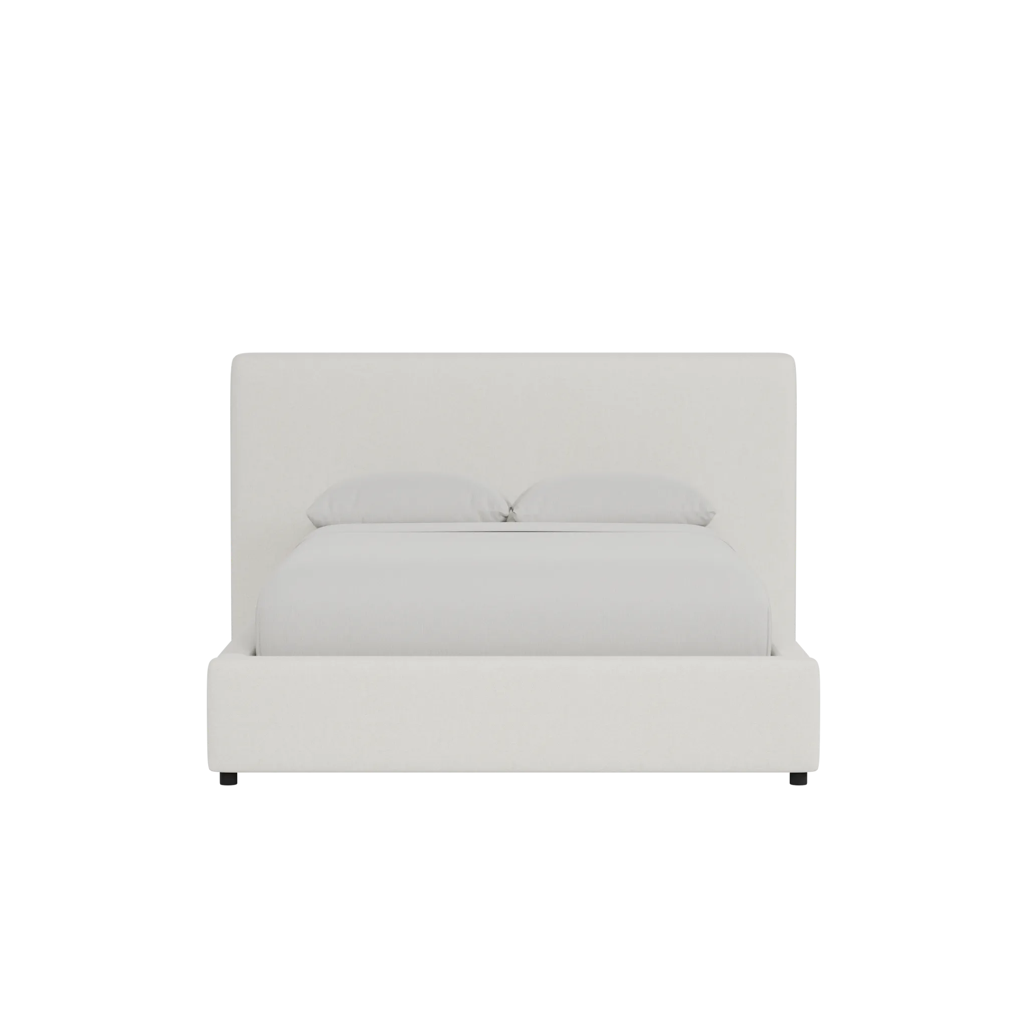 Grayton Elite Ivory 44" Upholstered Platform Bed