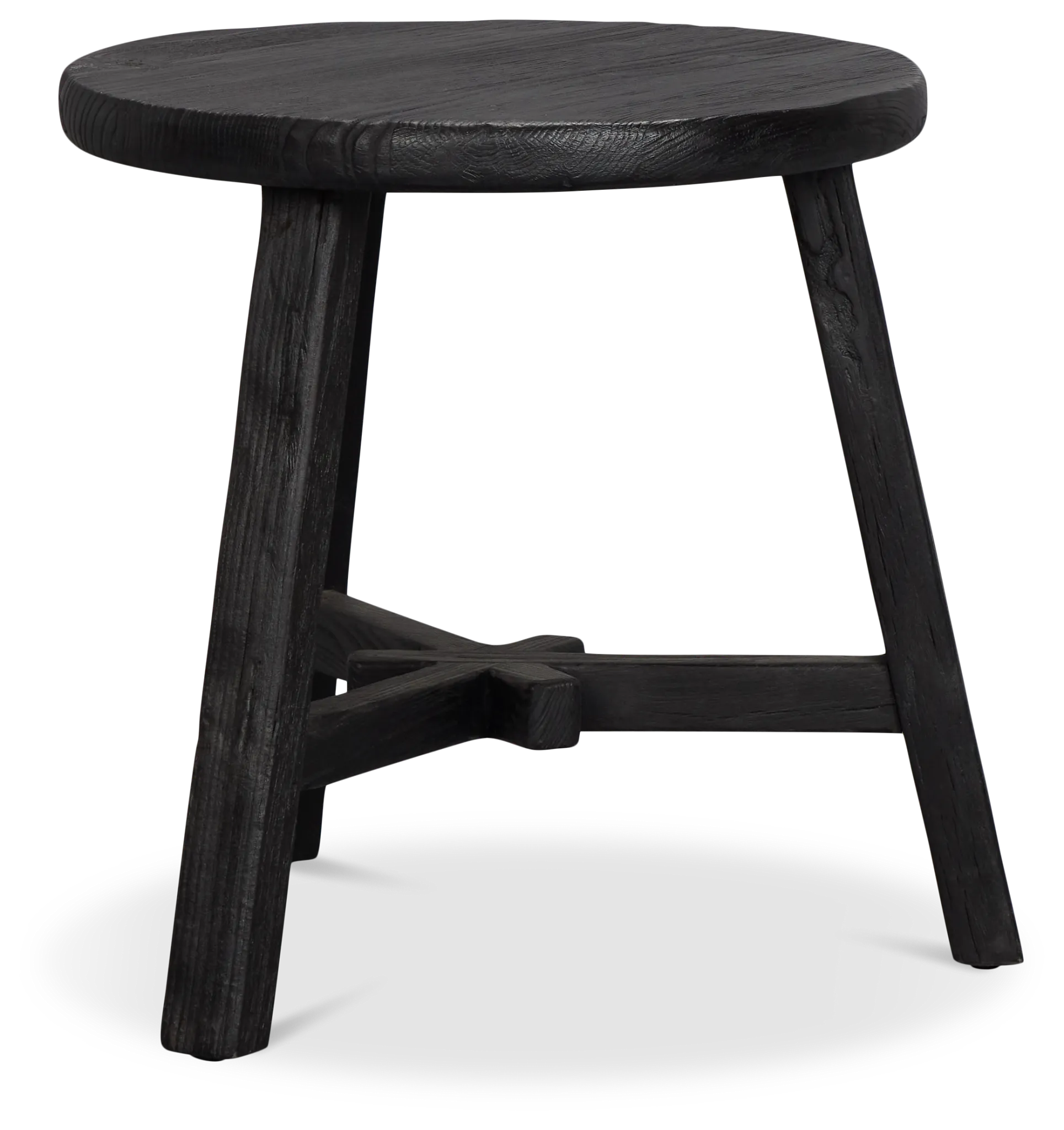 Ronan Black Round End Table