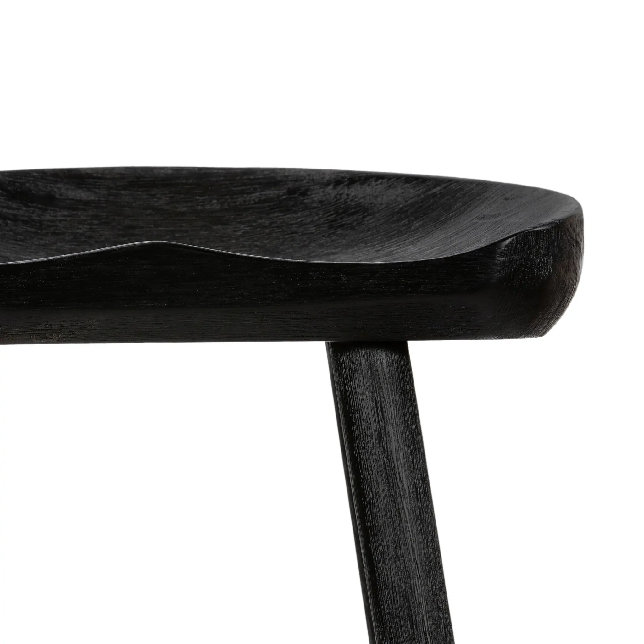 Barry Black 24" Wood Barstool