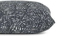 Diego Gray Fabric 18" Accent Pillow