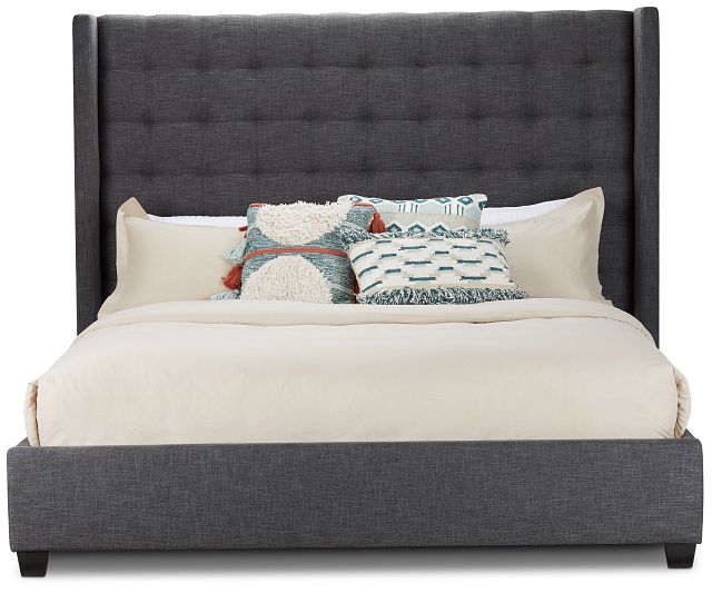 Chatham Dark Gray High Platform Bed