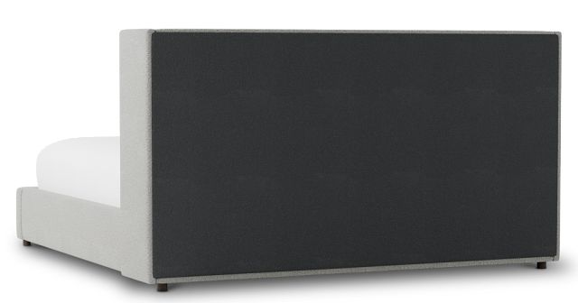Captiva Sutton Gray 48" Upholstered Shelter Bed