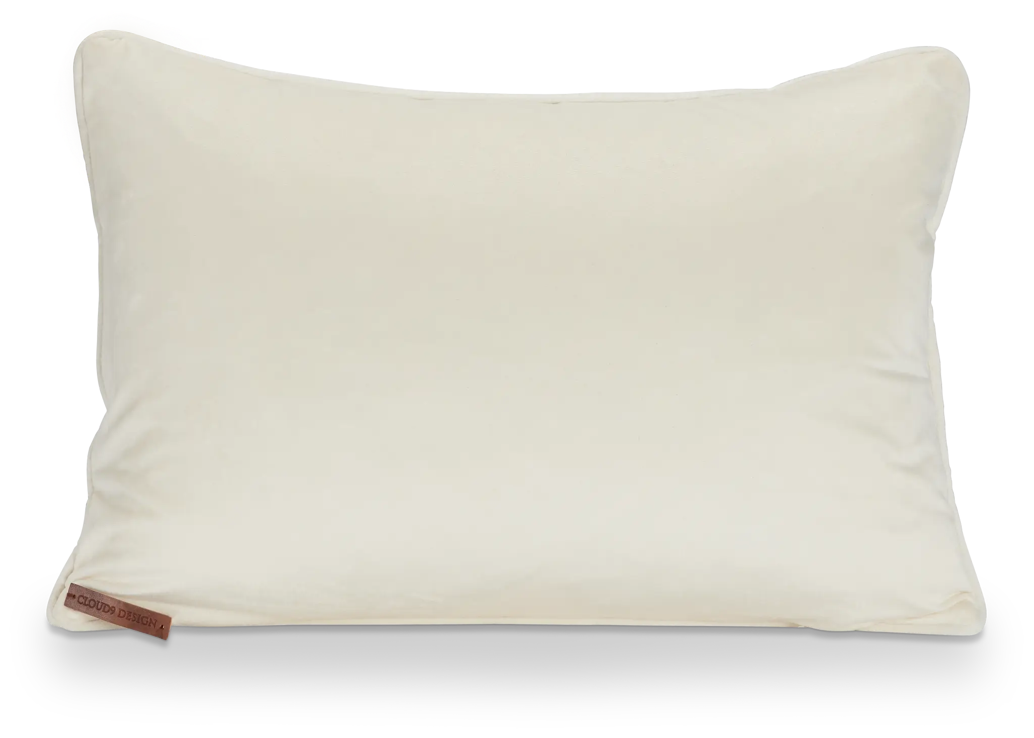 Lara Ivory Velvet Lumbar Accent Pillow Lara Ivory Velvet Lumbar Accent Pillow