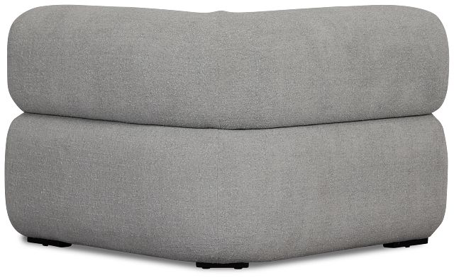 Celeste Light Gray Fabric Wedge