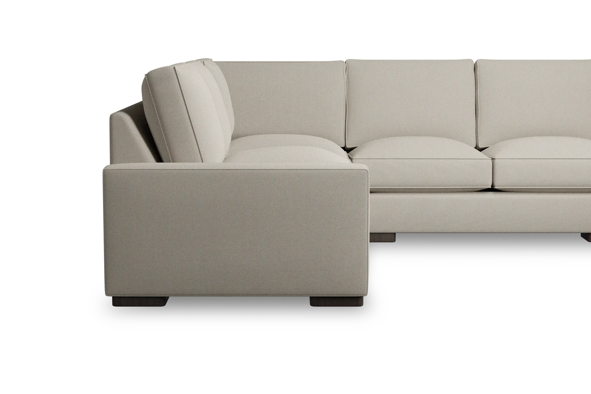 Edgewater Peyton Beige Medium Right Chaise Sectional