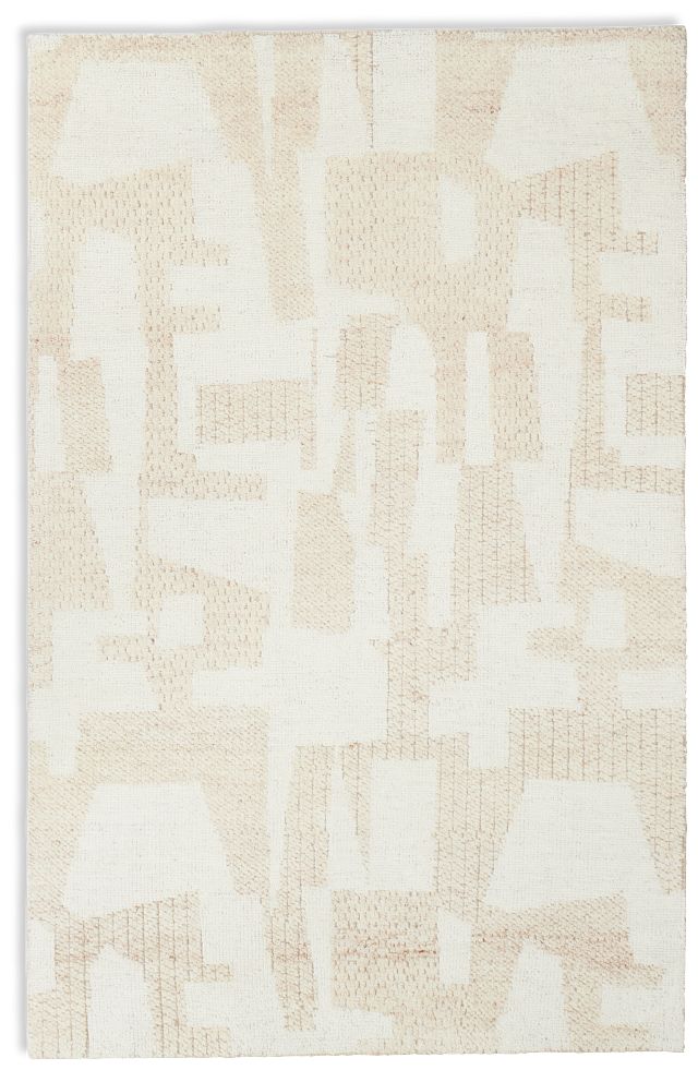 Lalu White 8x10 Area Rug