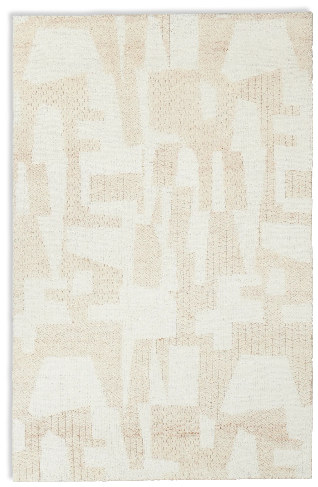 Lalu White 8x10 Area Rug