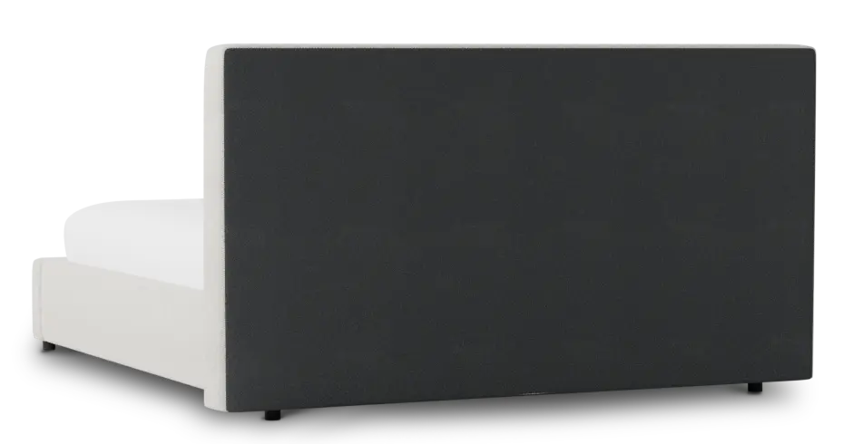 Grayton Gellar Beige 44" Upholstered Platform Bed Grayton Gellar Beige 44" Upholstered Platform Bed