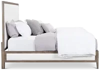 Alden Gray Uph Platform Bed