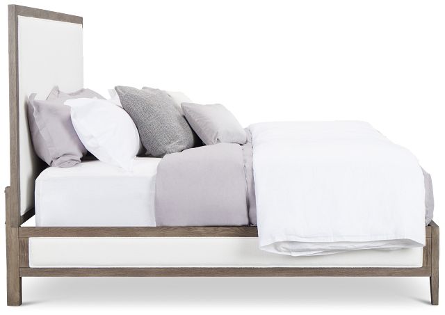 Alden Gray Uph Platform Bed