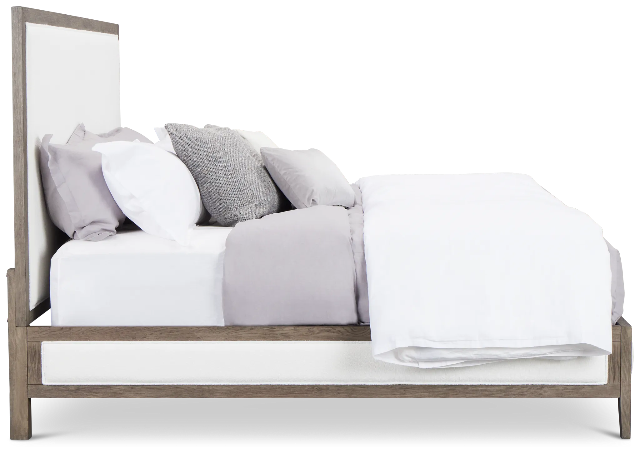 Alden Gray Uph Platform Bed