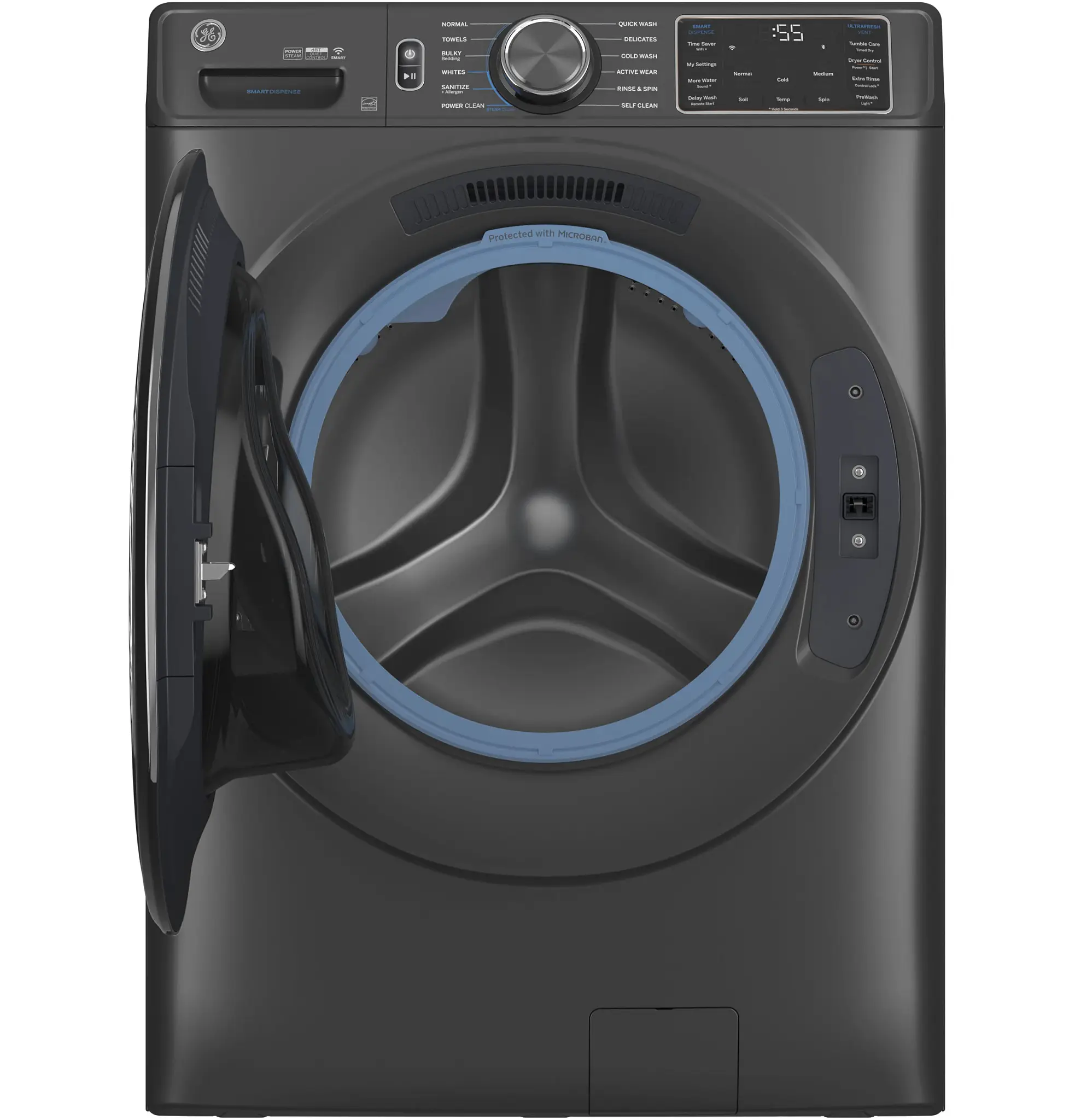 Ge 655 Series Dark Gray Front Load Washer Ge 655 Series Dark Gray Front Load Washer