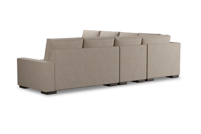 Edgewater Victory Taupe Large Two-arm Sectional