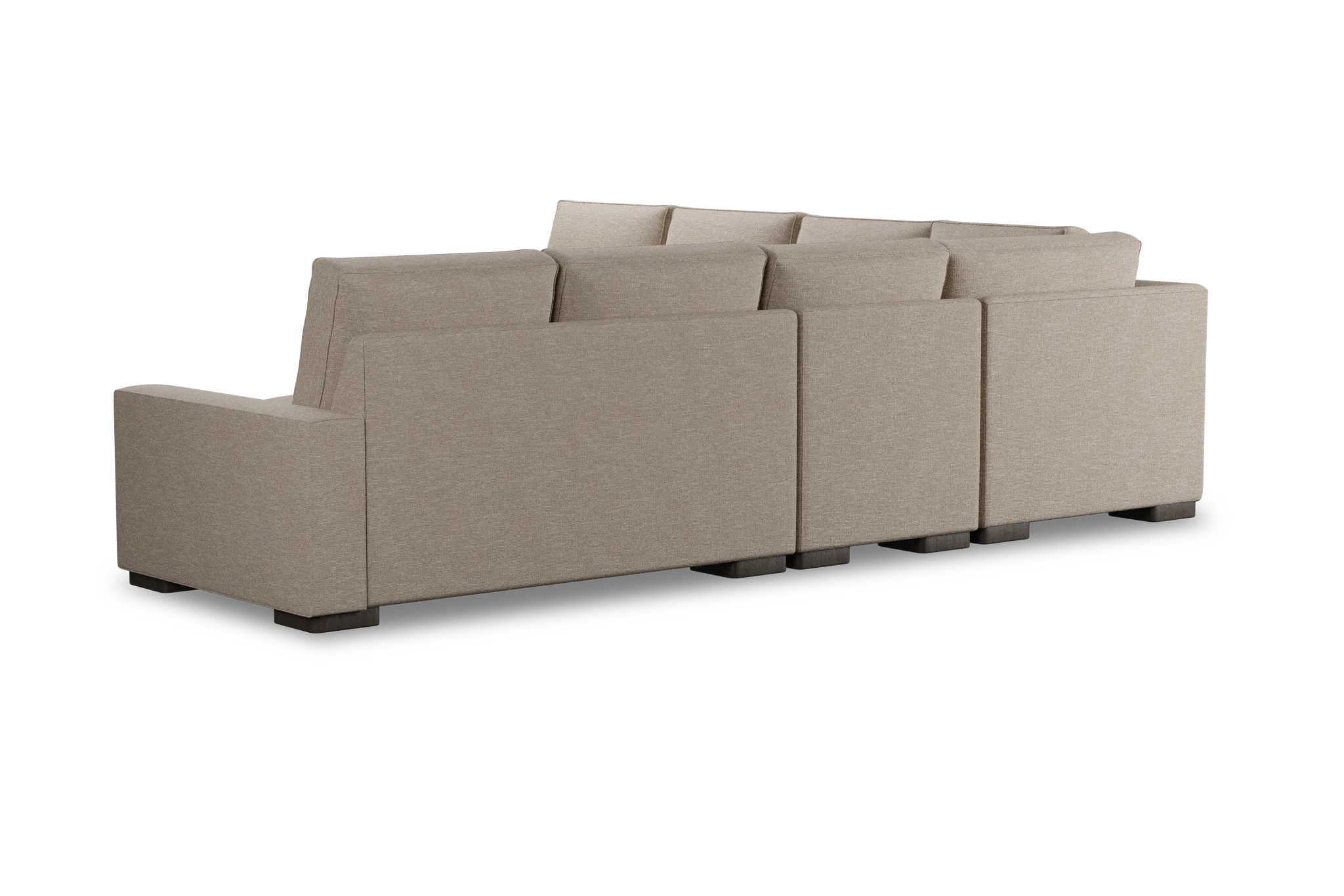 Edgewater Victory Taupe Large Two-arm Sectional