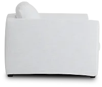 Willow White Fabric Chair