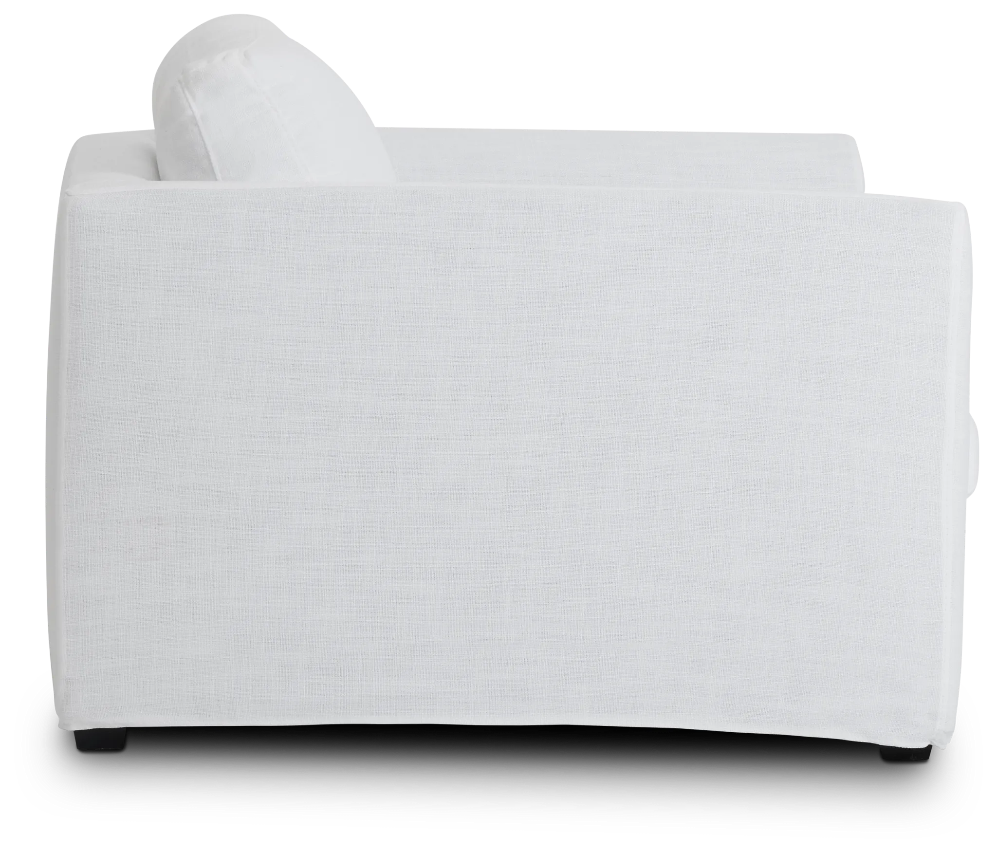 Willow White Fabric Chair