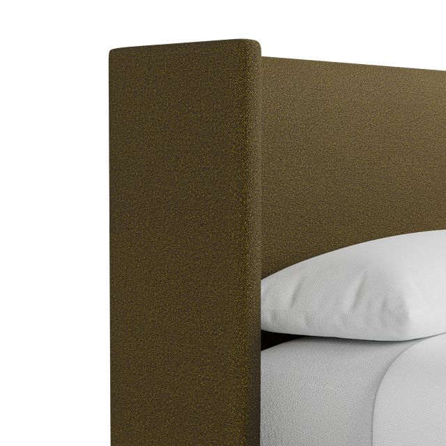 Captiva Elite Dark Green 48" Upholstered Shelter Bed