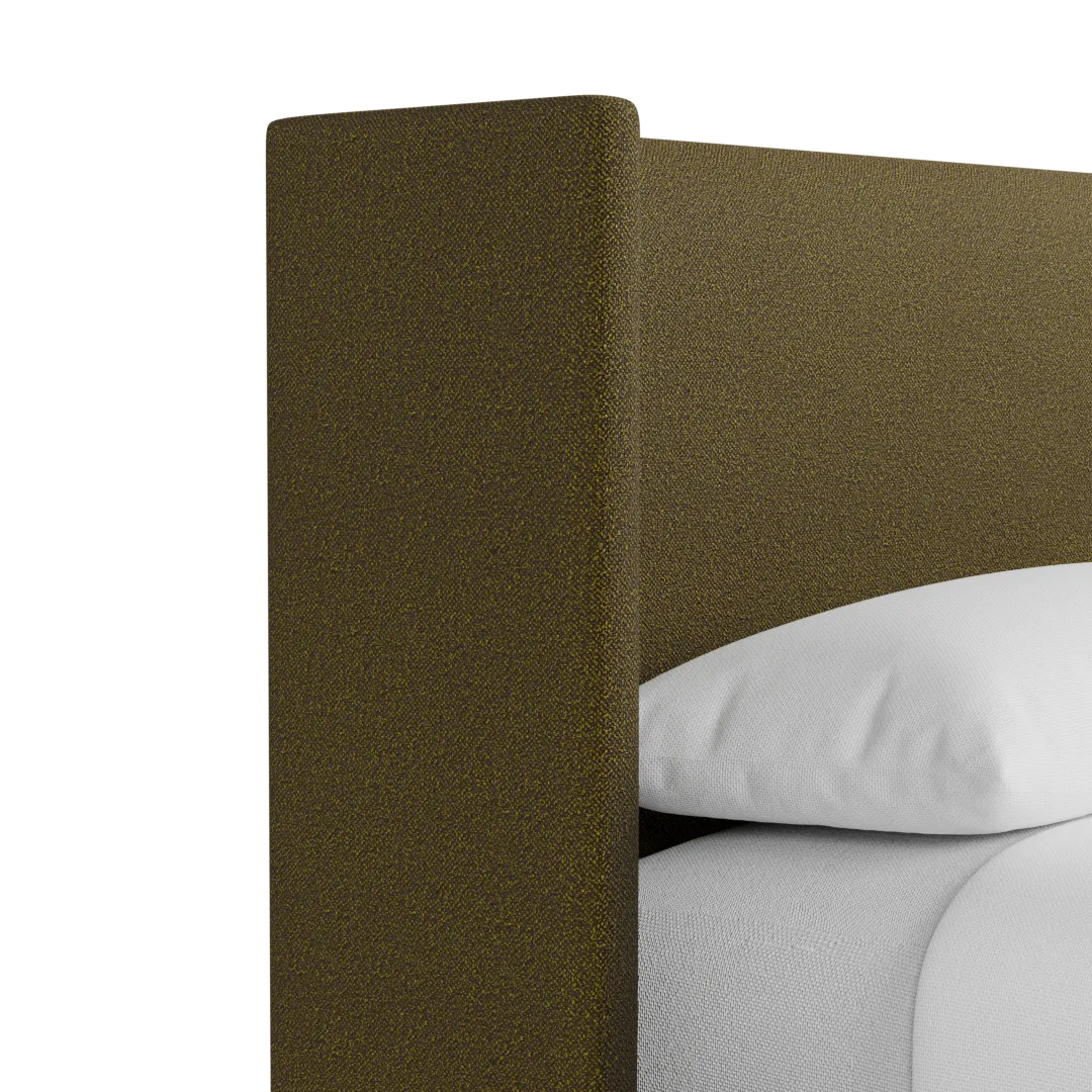 Captiva Elite Dark Green 48" Upholstered Shelter Bed