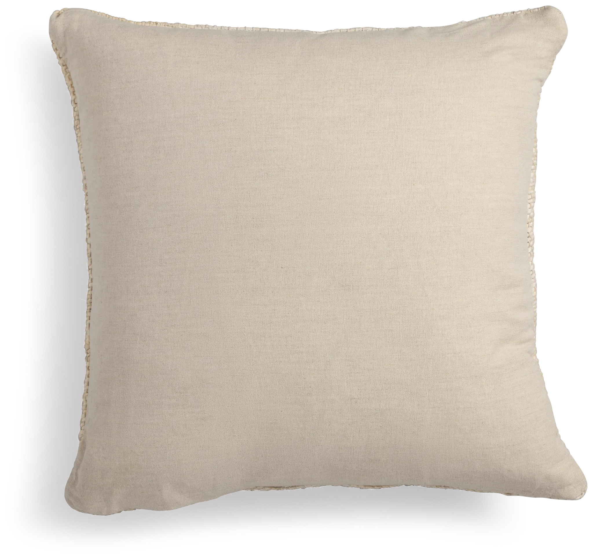 Helterna Ivory 22" Square Accent Pillow