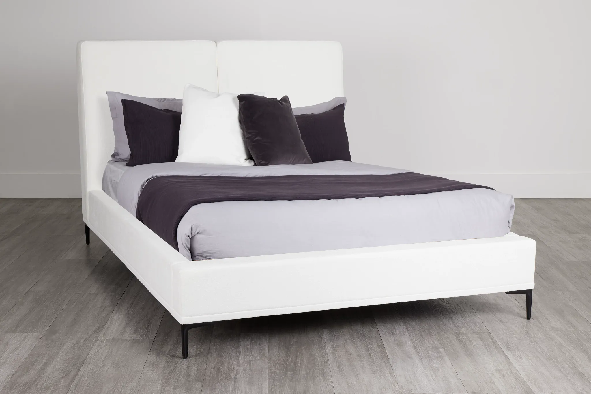 Emit Ivory Uph Panel Bed