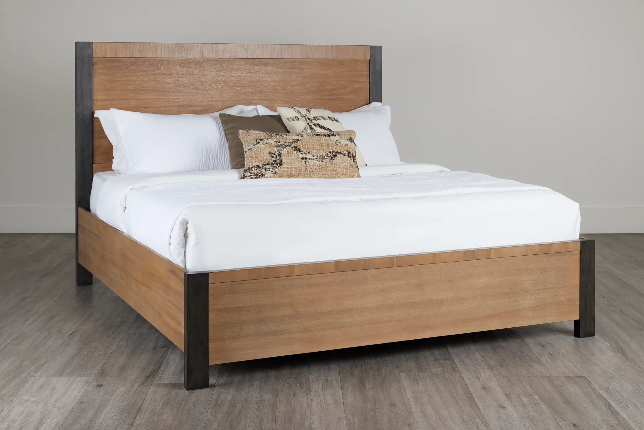Jackson Two-tone Panel Bed