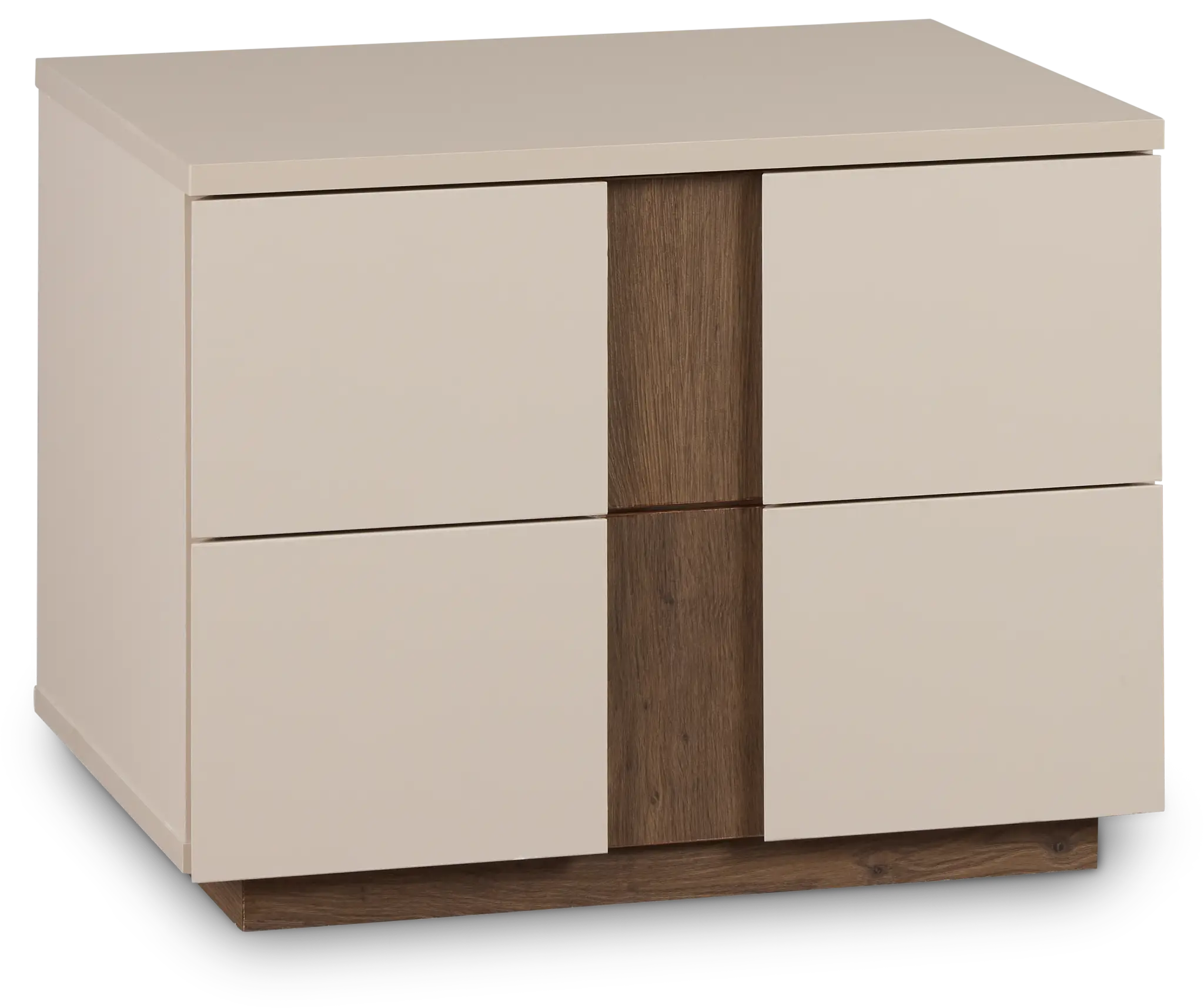 Brasilia Light Beige 2-drawer Nightstand Brasilia Light Beige 2-drawer Nightstand
