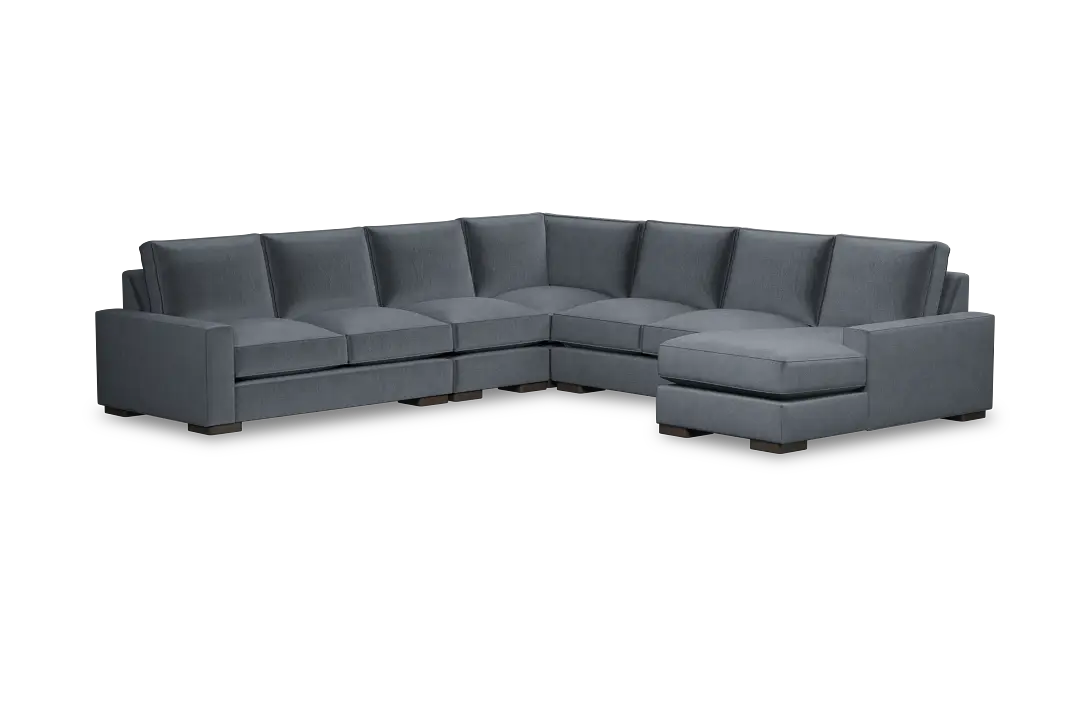 Edgewater Joya Gray Large Right Chaise Sectional Edgewater Joya Gray Large Right Chaise Sectional