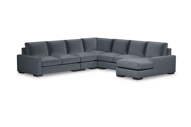 Edgewater Joya Gray Large Right Chaise Sectional