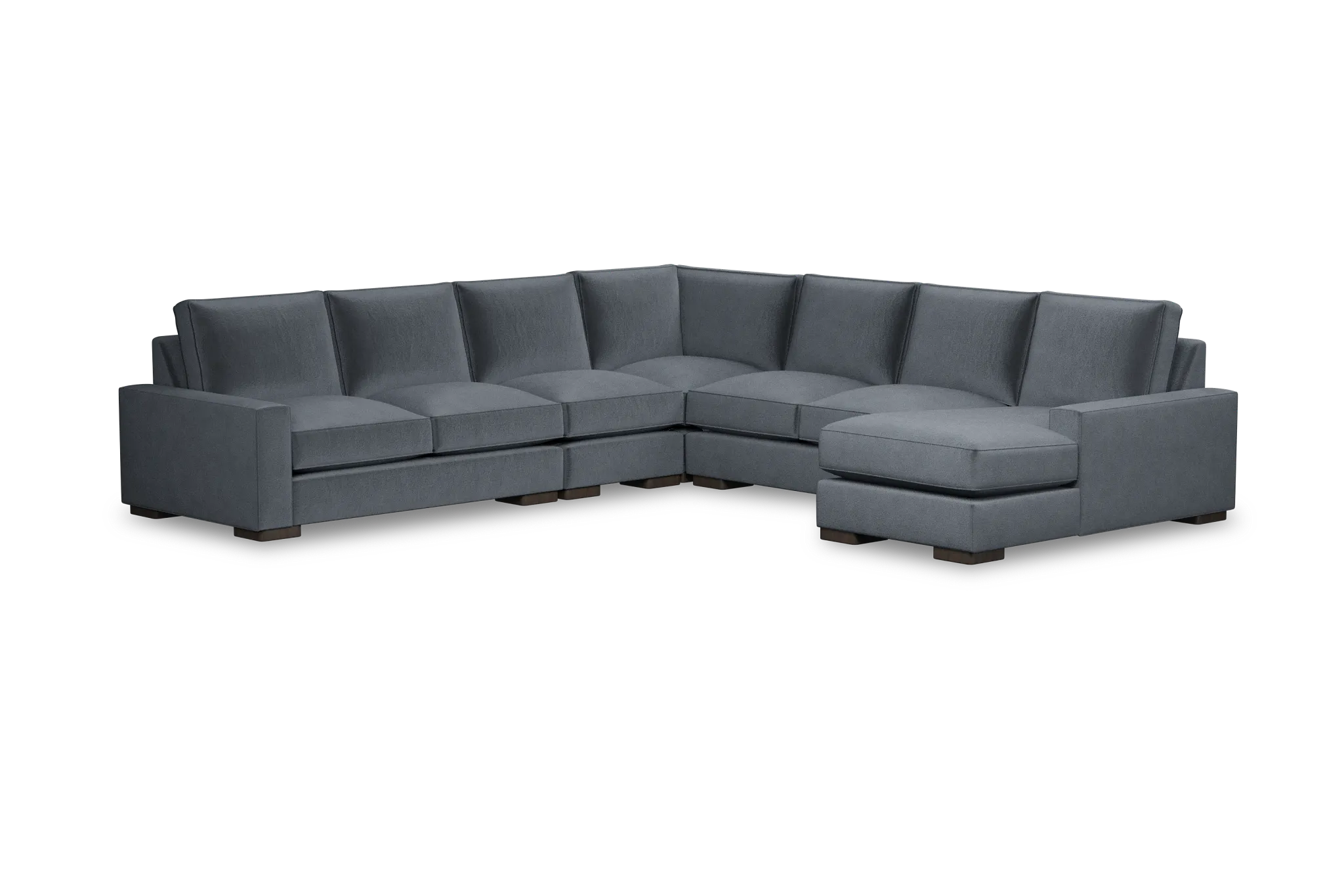 Edgewater Joya Gray Large Right Chaise Sectional