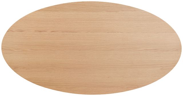 Nomad Light Tone 78" Oval Table