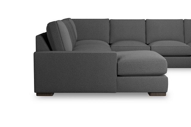 Edgewater Delray Dark Gray Large Left Chaise Sectional