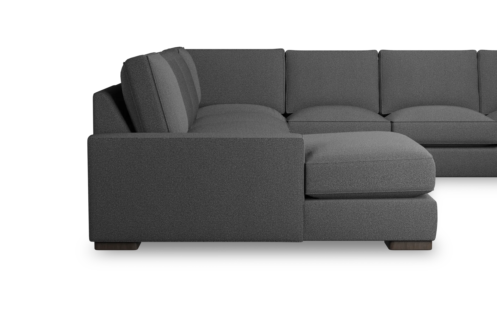 Edgewater Delray Dark Gray Large Left Chaise Sectional Edgewater Delray Dark Gray Large Left Chaise Sectional