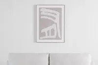 Shay Khaki Framed Wall Art