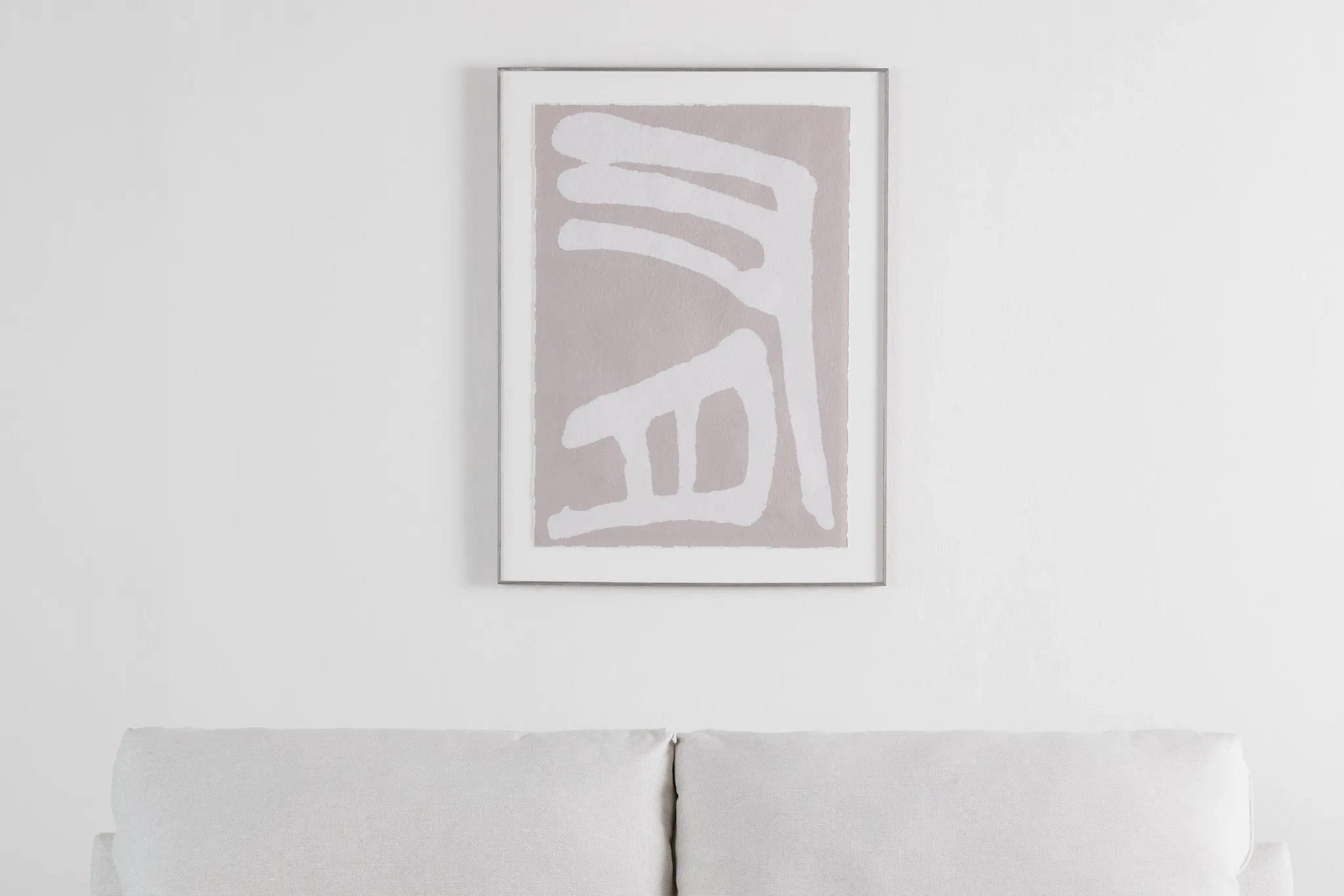 Shay Khaki Framed Wall Art