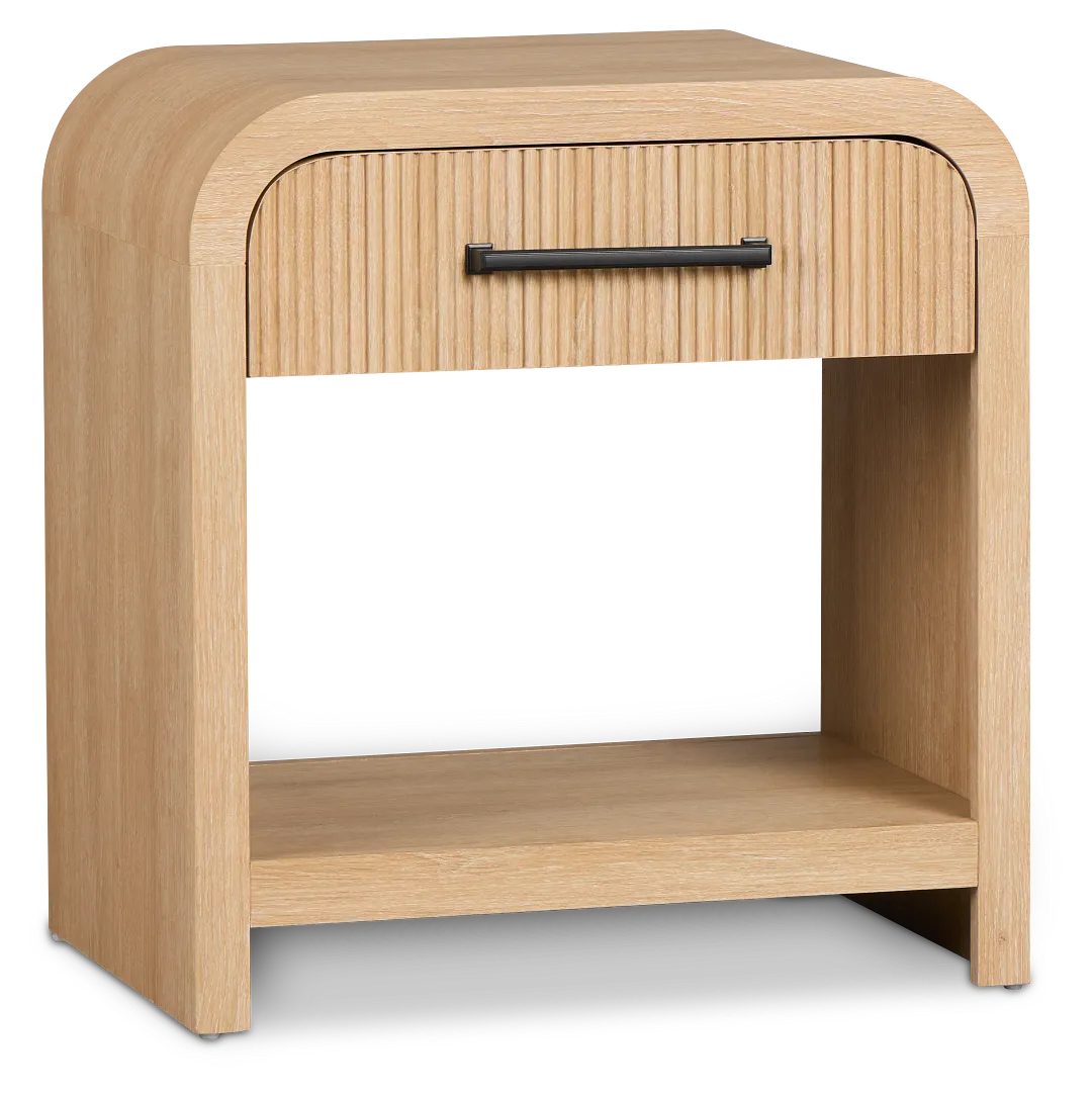 Lyndie Light Tone 1-drawer Nightstand