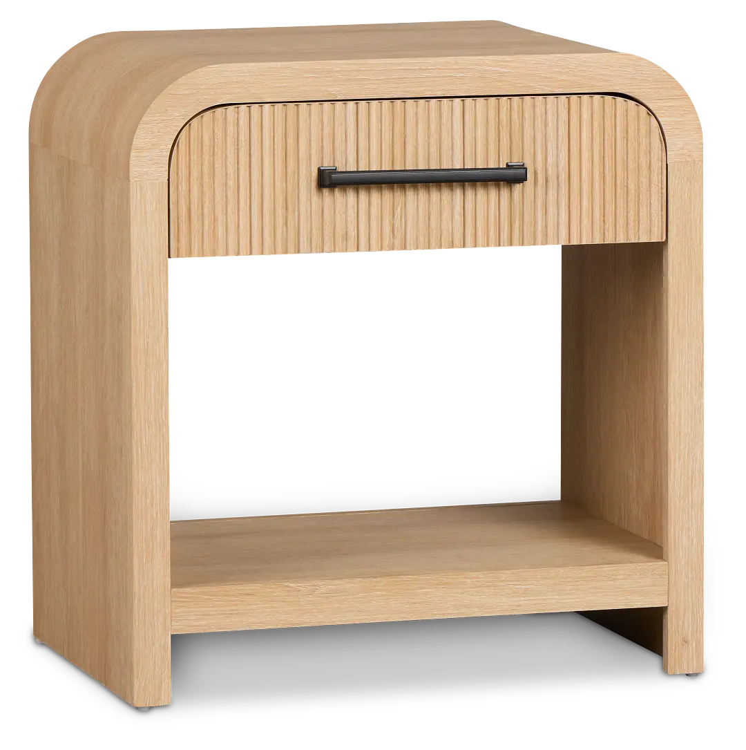 Lyndie Light Tone 1-drawer Nightstand Lyndie Light Tone 1-drawer Nightstand