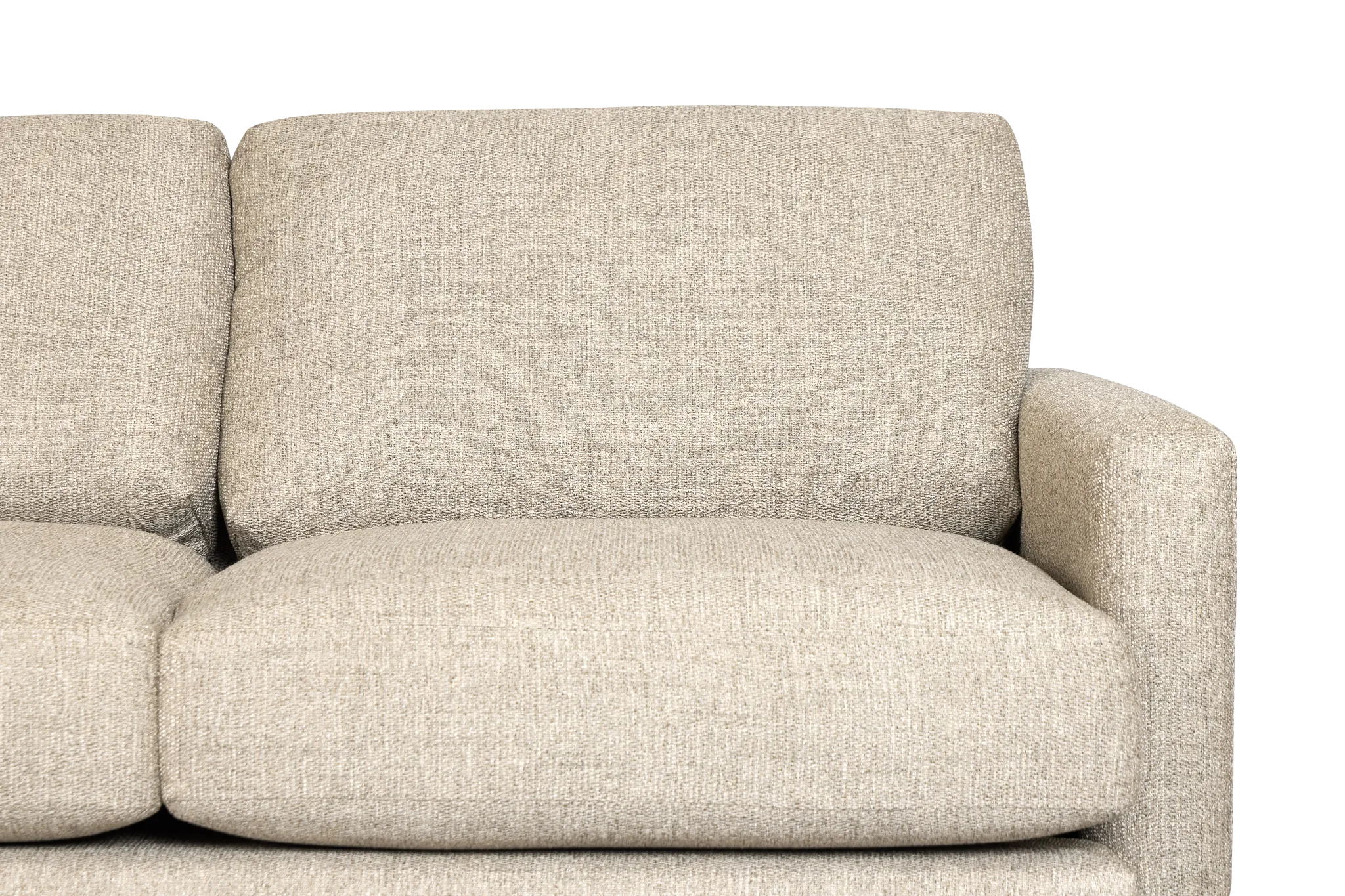 Maxwell Dark Gray Fabric Left Chaise Sectional