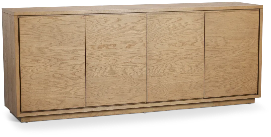 Haven Light Tone 4 Door Sideboard