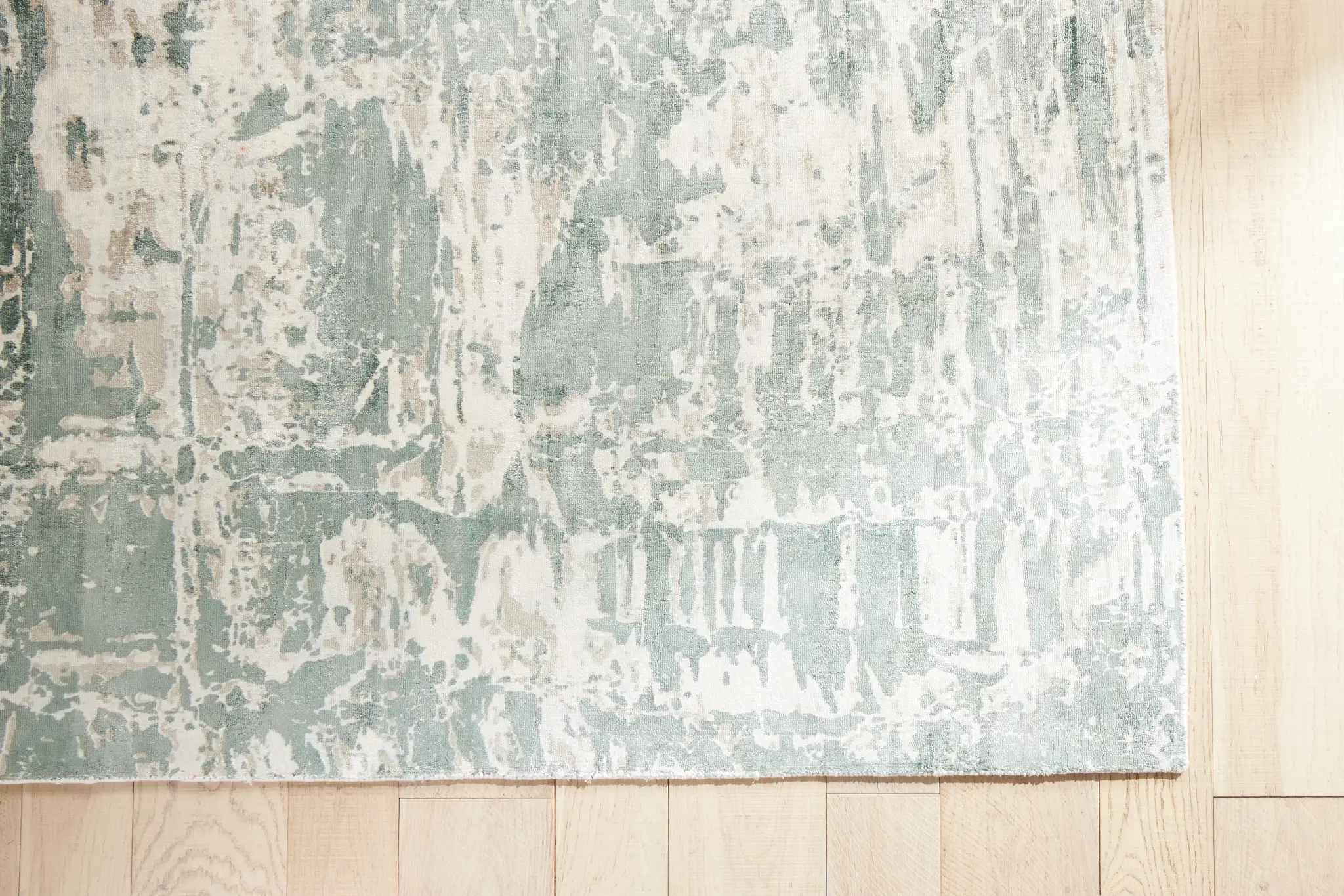 Aramac Light Teal Viscose 8x10 Area Rug Aramac Light Teal Viscose 8x10 Area Rug