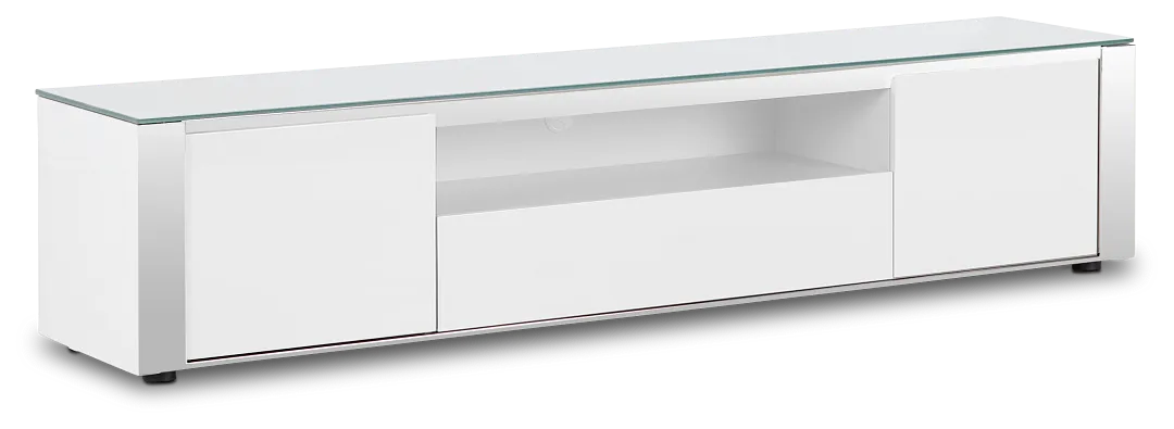 Harley White 86" Tv Stand