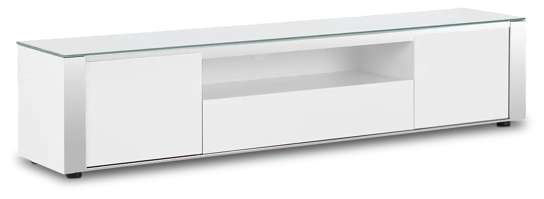 Harley White 86" Tv Stand Harley White 86" Tv Stand