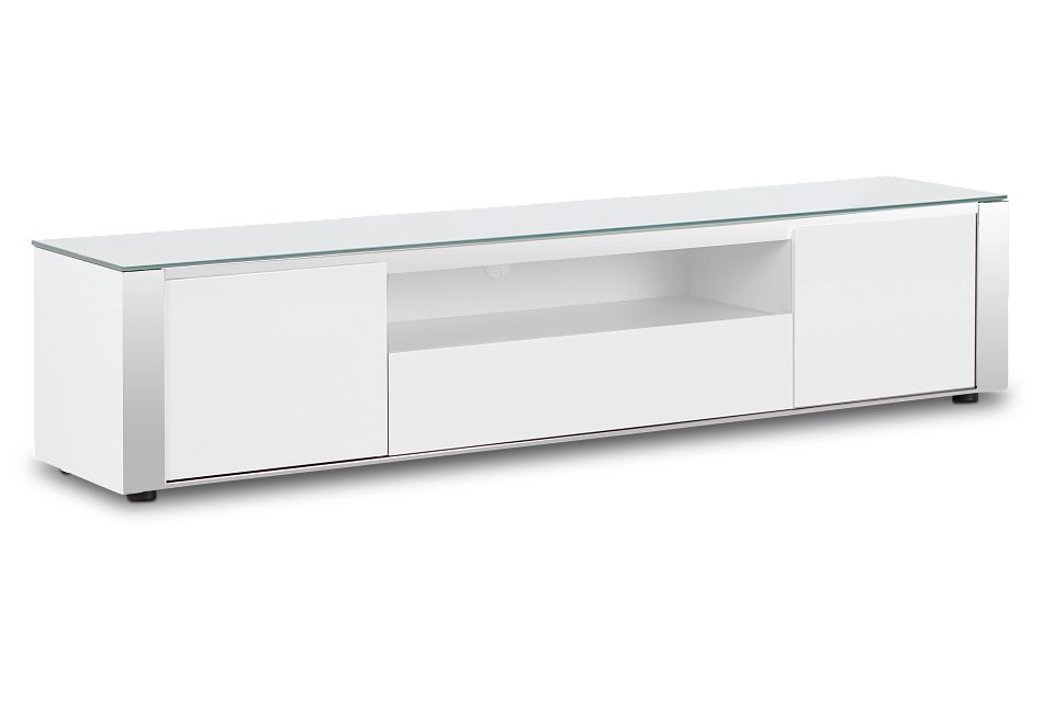 Harley White 86" Tv Stand