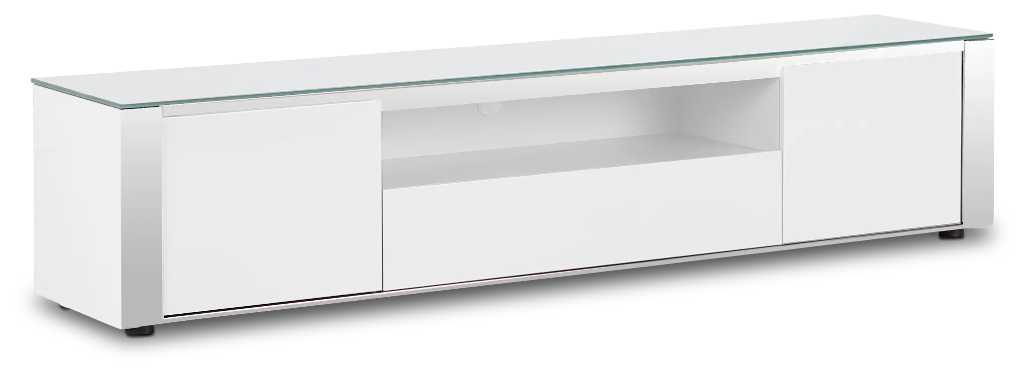 Harley White 86" Tv Stand Harley White 86" Tv Stand