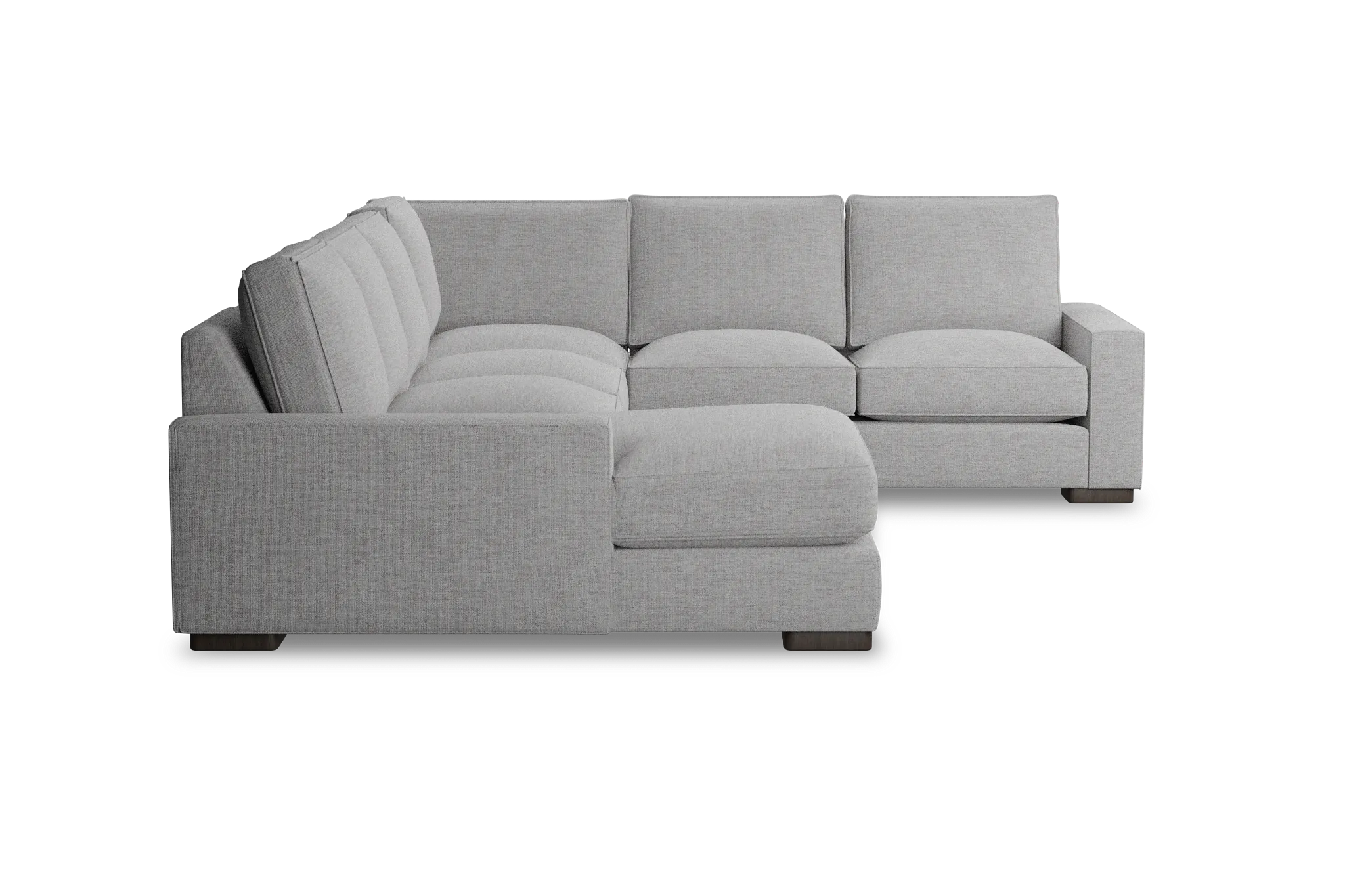 Edgewater Maguire Gray Medium Left Chaise Sectional