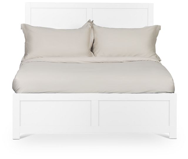 Charleston White Panel Bed