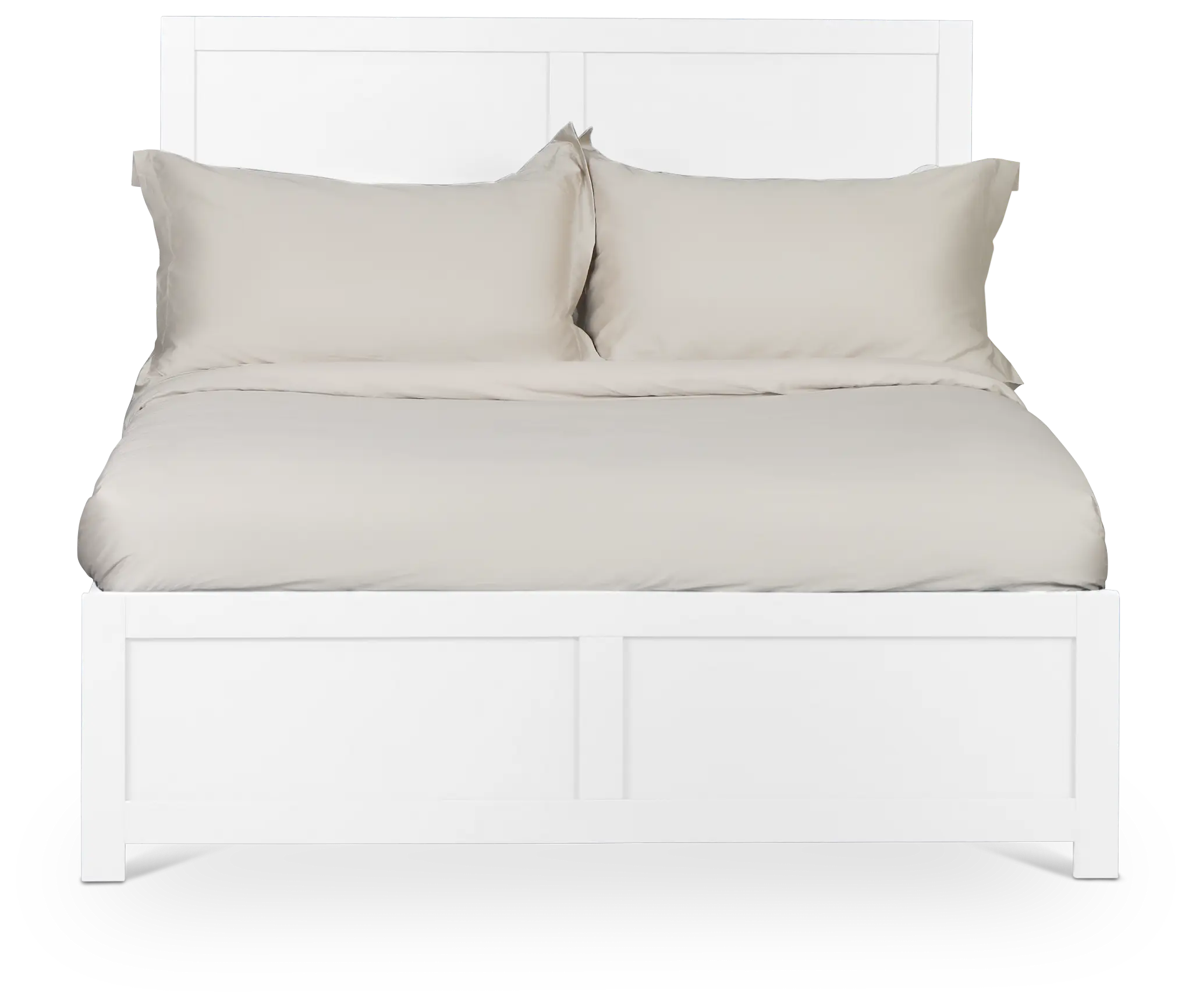 Charleston White Panel Bed Charleston White Panel Bed